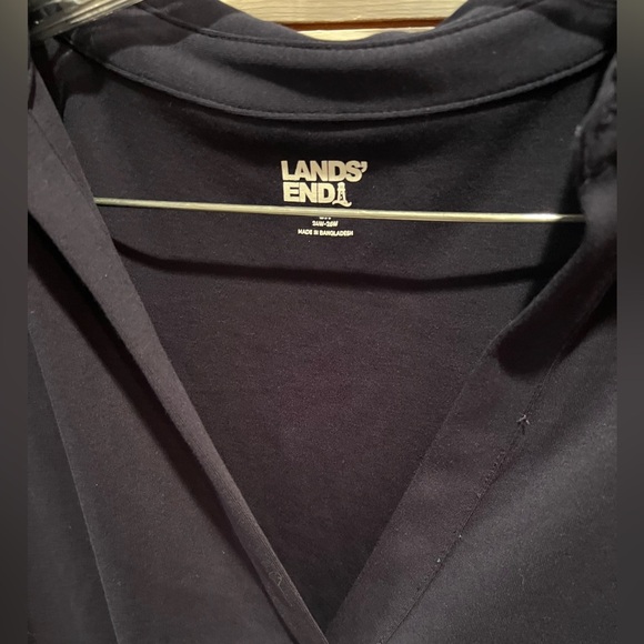 Women’s Land’s End Navy Long Sleeve V-Neck Tunic Top, size 3X, EUC, quality - Picture 3 of 10
